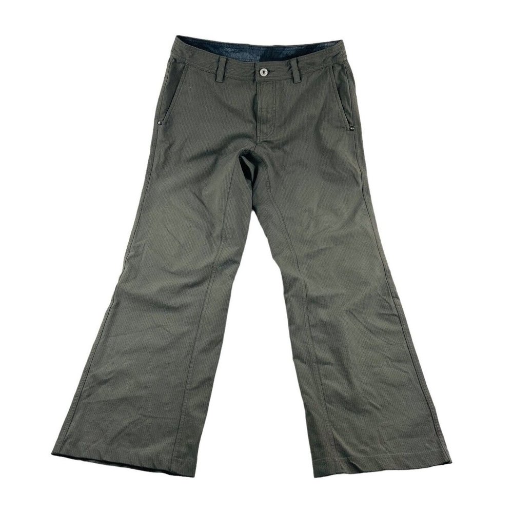 Lululemon Gray w/ Black Stripe‎ Stretch Pants Mens Size 32X31